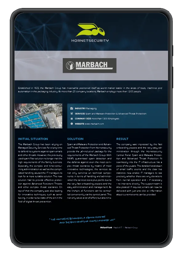 document case study marbach mockup