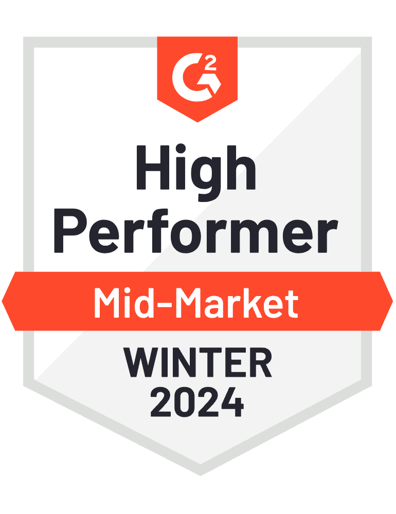 G2 Winter Awards 2024: High Performer, Mid-Market, 365 Total Backup
