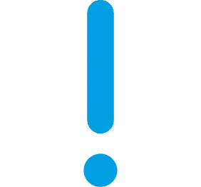 AI Recipient Validation Icon : Exclaimation Mark