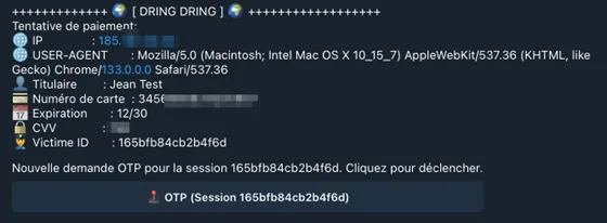 Monthly Threat Report March 2025 Payment Details in Telegram