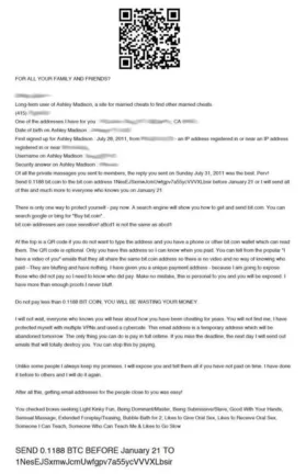 Phishing Quishing extortion scam