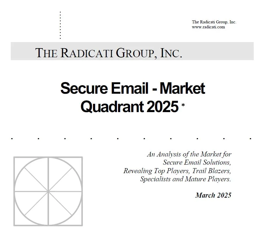 Analyst Relations Radicati Market Quadrant Document cover