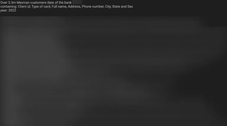 Data Theft Mexican bank data leak