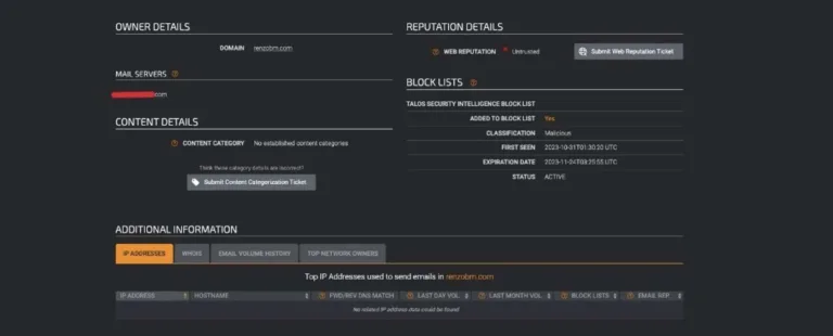 Recent Phishing Attacks Target Japanese Companies Talos scan of phishing site
