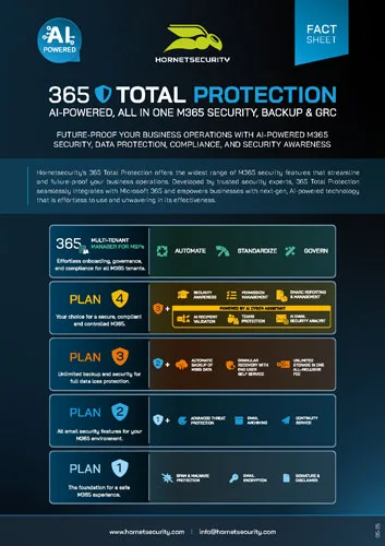 Fact Sheet Cover : 365 Total Protection