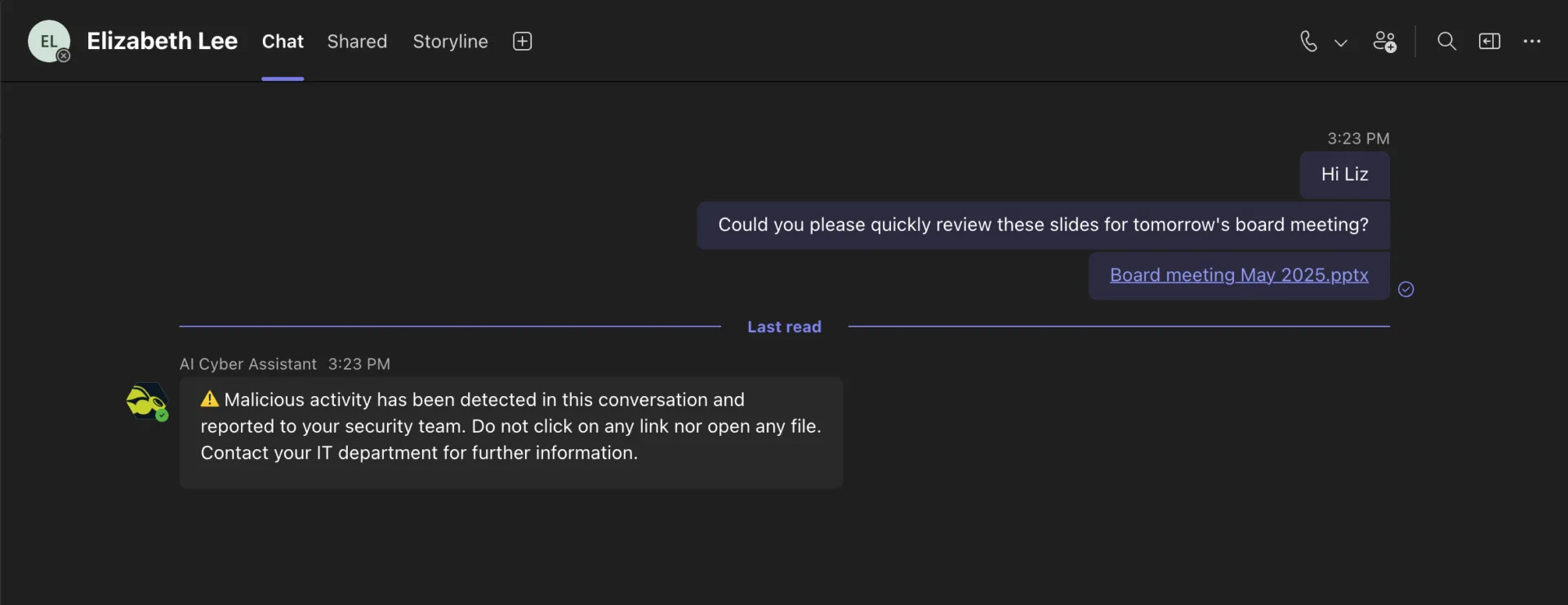 AI Cyber Assistant AI Teams Protection