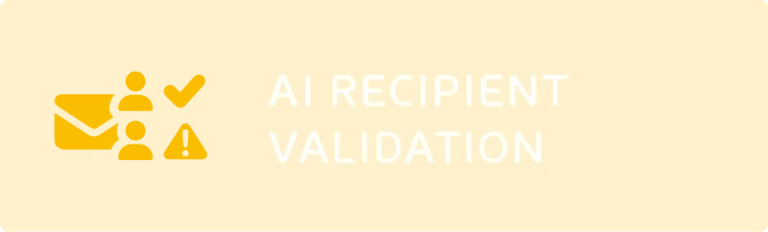 M365 Security League Icon : AI Recipient Validation
