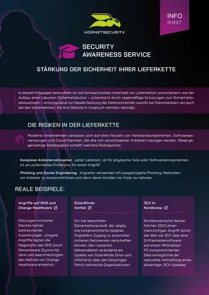 Infopaper Supply Chain Attack Cover